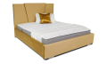 Łóżko VALENTINO tapicerowane / ramowe (z pojemnikiem lub bez pojemnika) - Bed Design w Świat Sypialni Piaseczno