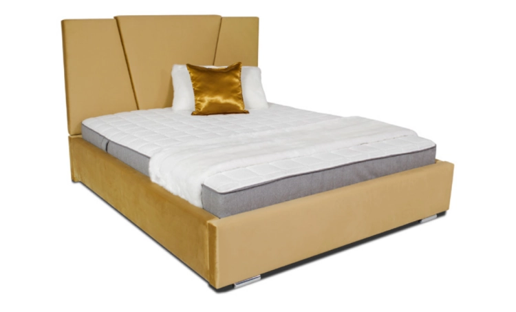 Łóżko VALENTINO tapicerowane / ramowe (z pojemnikiem lub bez pojemnika) - Bed Design w Świat Sypialni Piaseczno