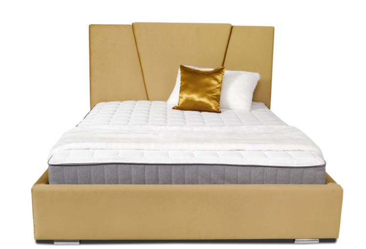 Łóżko VALENTINO tapicerowane / ramowe (z pojemnikiem lub bez pojemnika) - Bed Design w Świat Sypialni Piaseczno
