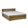 Łóżko drewniane bukowe z bocznym otwieraniem LK 198 box B - Drewmax 90x200 120x200 140x200 160x200 w Świat Sypialni Piaseczno