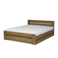 Łóżko drewniane bukowe z bocznym otwieraniem LK 198 box B - Drewmax 90x200 120x200 140x200 160x200 w Świat Sypialni Piaseczno