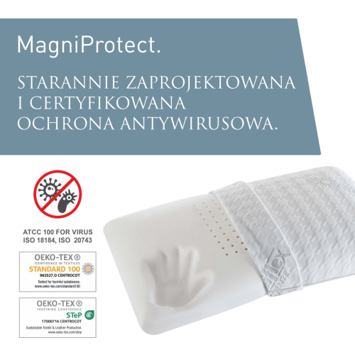 magniprotect-standard-poduszka-ortopedyczna-antywirusowa-antybakteryjna-przeciwwirusowa-przeciwbakteryjna-magniflex w Świat Sypialni Piaseczno