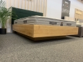 Oslo Plus  - pojemnik, Łóżko OSLO PLUS z litego drewna olchowego lub dębowego, wezgłowie tapicerowane nr. 5  materiały Fargotex, łóżko z pojemnikiem i stelażem, firma Ekodom, Warszawa, Piaseczno Puławska 48, sypialnie, materace