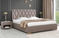 Łóżko Premium 70, ze złotymi wstawkami -New Elegance 160X200, 180X200, 200/200 Świat Sypialni Piaseczno Puławska 48 /Warszawa
