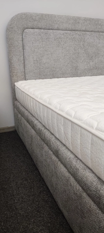 Łóżko GULIO Kontynentalne (z pojemnikiem lub bez pojemnika) - Bed Design  w salonie Świat Sypialni Piaseczno