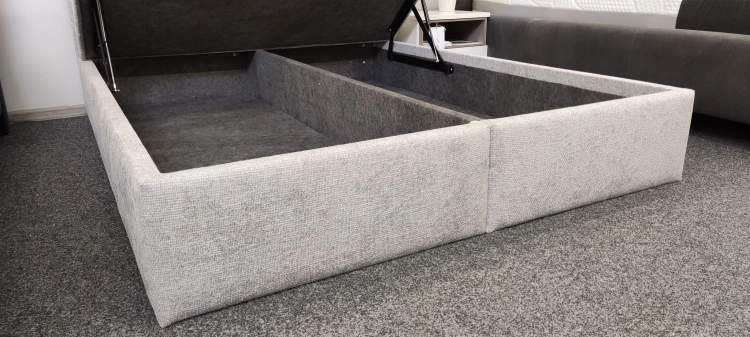 Łóżko GULIO Kontynentalne (z pojemnikiem lub bez pojemnika) - Bed Design  w salonie Świat Sypialni Piaseczno
