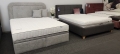 Łóżko GULIO Kontynentalne (z pojemnikiem lub bez pojemnika) - Bed Design  w salonie Świat Sypialni Piaseczno