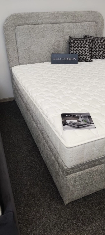 Łóżko GULIO Kontynentalne (z pojemnikiem lub bez pojemnika) - Bed Design  w salonie Świat Sypialni Piaseczno