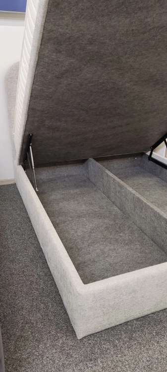 Łóżko GULIO Kontynentalne (z pojemnikiem lub bez pojemnika) - Bed Design  w salonie Świat Sypialni Piaseczno