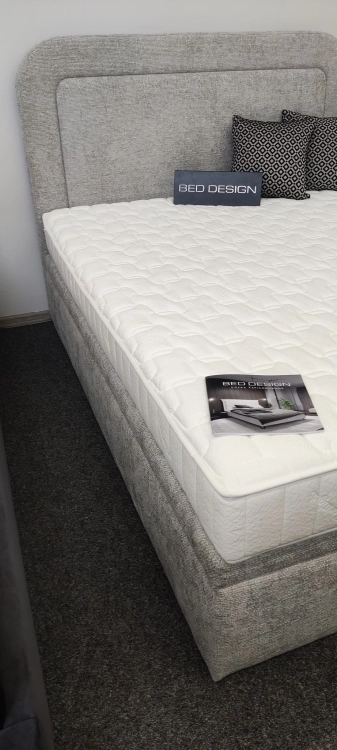 Łóżko GULIO Kontynentalne (z pojemnikiem lub bez pojemnika) - Bed Design  w salonie Świat Sypialni Piaseczno