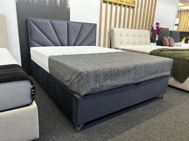 Łóżko KONTYNENTALNE GENOVA BEZRAMOWE - Italcomfort w Świat Sypialni Piaseczno Puławska 48