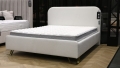Łóżko z zaokrąglonymi rogami CLETO Light (z pojemnikiem lub bez pojemnika) - Bed Design w Świat Sypialni Piaseczno