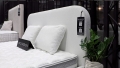 Łóżko z zaokrąglonymi rogami CLETO Light (z pojemnikiem lub bez pojemnika) - Bed Design w Świat Sypialni Piaseczno