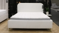 Łóżko z zaokrąglonymi rogami CLETO Light (z pojemnikiem lub bez pojemnika) - Bed Design w Świat Sypialni Piaseczno