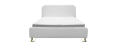 Łóżko z zaokrąglonymi rogami CLETO Light (z pojemnikiem lub bez pojemnika) - Bed Design w Świat Sypialni Piaseczno