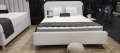 Łóżko z zaokrąglonymi rogami CLETO Light (z pojemnikiem lub bez pojemnika) - Bed Design w Świat Sypialni Piaseczno