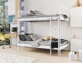 Łóżko piętrowe metalowe BARTEK - Siwińscy  - Zdjęcie 2