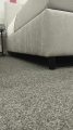 Łóżko kontynentalne CRISTIANO Easy Kontynent z pojemnikiem na pościel - Bed Design, obicie TopTextil Hevia 207.16 kolor szary, w Świat Sypialni Piaseczno