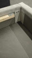 Łóżko kontynentalne CRISTIANO Easy Kontynent z pojemnikiem na pościel - Bed Design, obicie TopTextil Hevia 207.16 kolor szary, w Świat Sypialni Piaseczno