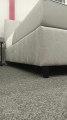 Łóżko kontynentalne CRISTIANO Easy Kontynent z pojemnikiem na pościel - Bed Design, obicie TopTextil Hevia 207.16 kolor szary, w Świat Sypialni Piaseczno