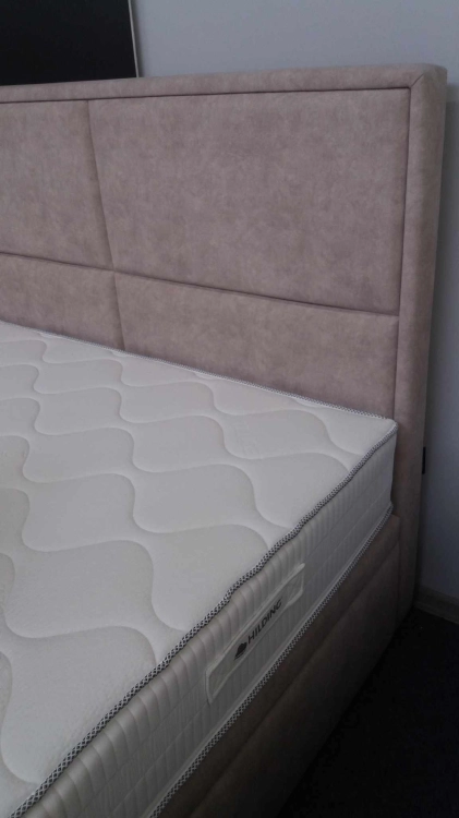 Łóżko kontynentalne LEONE Easy Kontynent z pojemnikiem na pościel - Bed Design w Świat Sypialni Piaseczno ulica Puławska 48