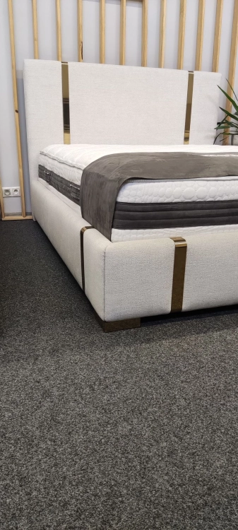 Łóżko tapicerowane Oro New Elegance w Świat Sypialni Piaseczno, łóżko z pojemnikiem i stelażem