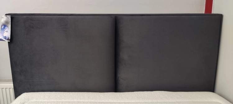 Łóżko tapicerowane ramowe, z pojemnikiem Quaddro Duo - New Design w Świat Sypialni Piaseczno