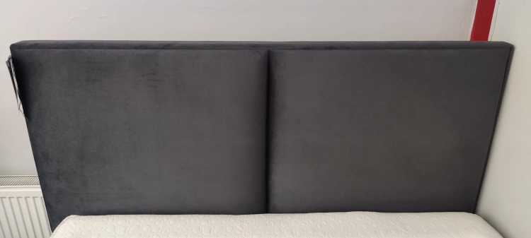 Łóżko tapicerowane ramowe, z pojemnikiem Quaddro Duo - New Design w Świat Sypialni Piaseczno