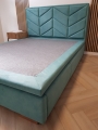 Alma_Łóżko kontynentalne ALMA SLIM z pojemnikiem - zagłówek w jodełkę - HAUSS w Świat Sypialni Piaseczno 120x200 140x200 160x200 180x200 200x200