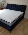 Łóżko Maya New Elegance 200x200 z materacem Aida Premium,