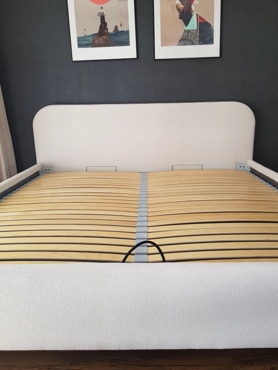 Cleto__Łóżko z zaokrąglonymi rogami CLETO Light (z pojemnikiem lub bez pojemnika) - Bed Design w Świat Sypialni Piaseczno