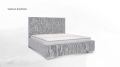 Łóżko ALBINO tapicerowane / ramowe (z pojemnikiem lub bez pojemnika) - Bed Design w Świat Sypialni Piaseczno ulica Puławska 48