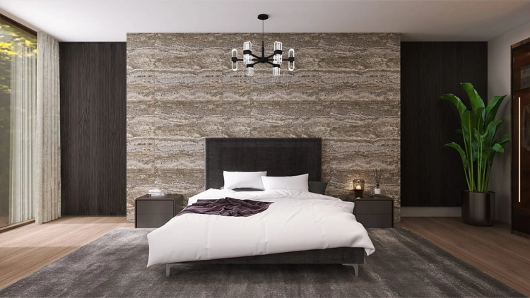 Łóżko ALBINO tapicerowane light (z pojemnikiem lub bez pojemnika) - Bed Design w Świat Sypialni Piaseczno ulica Puławska 48