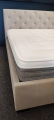 Łóżko Xsavier Comfort 160/200 z pojemnikiem na pościel, wezgłowie Comfort, obicie Fargotex, materac Gomarco