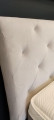 Łóżko Xsavier Comfort 160/200 z pojemnikiem na pościel, wezgłowie Comfort, obicie Fargotex, materac Gomarco