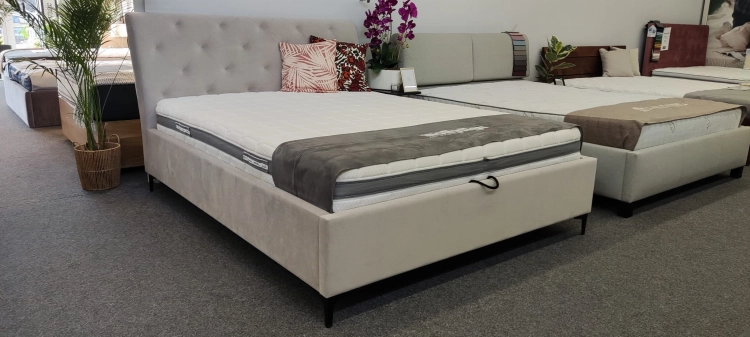 Łóżko tapicerowane COMFORT KSAVIER - Italcomfort w Świat Sypialni Piaseczno ulica Puławska 48