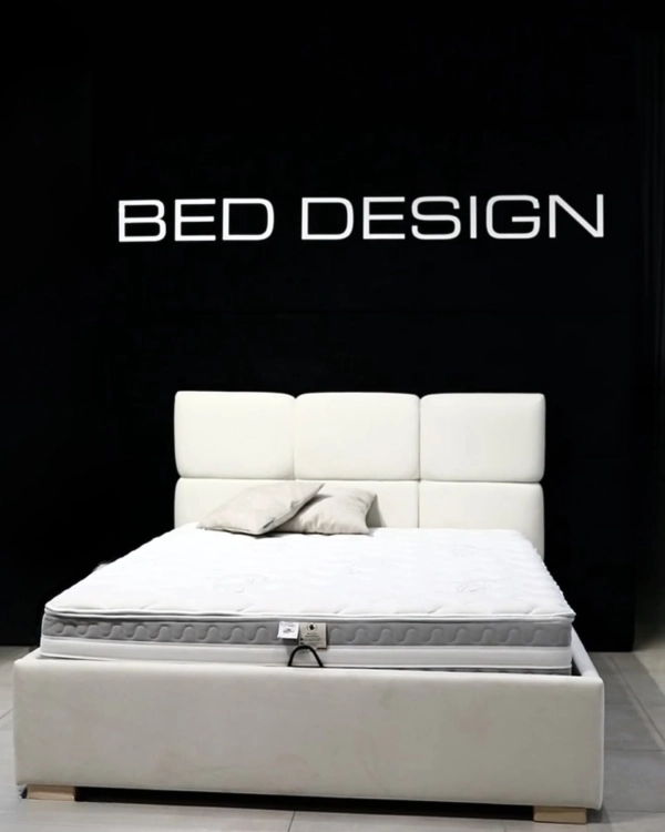 Łóżko SILVANO tapicerowane / ramowe (z pojemnikiem lub bez pojemnika) - Bed Design w Świat Sypialni Piaseczno ulica Puławska48