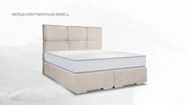 Łóżko Silvano kontynentalne (z pojemnikiem lub bez pojemnika) - Bed Design w Świat Sypialni Piaseczno ulica Puławska 48