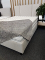 Łóżko kontynentalne CRISTIANO Easy Kontynent z pojemnikiem na pościel - Bed Design, w Świat Sypialni Piaseczno, materac piankowy, włoski Argento Therapy Mollyflex