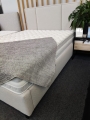 Łóżko kontynentalne CRISTIANO Easy Kontynent z pojemnikiem na pościel - Bed Design, w Świat Sypialni Piaseczno, materac piankowy, włoski Argento Therapy Mollyflex