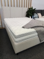 Łóżko kontynentalne CRISTIANO Easy Kontynent z pojemnikiem na pościel - Bed Design, w Świat Sypialni Piaseczno, materac piankowy, włoski Argento Therapy Mollyflex