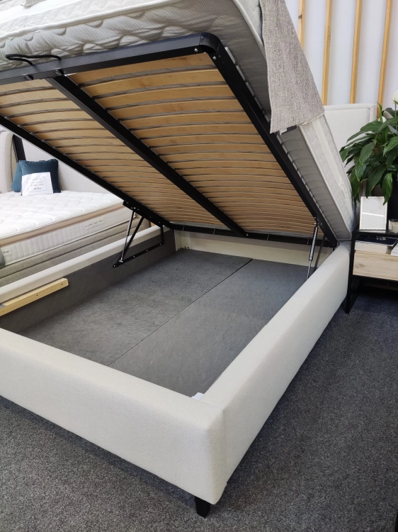 Łóżko kontynentalne CRISTIANO Easy Kontynent z pojemnikiem na pościel - Bed Design, w Świat Sypialni Piaseczno,