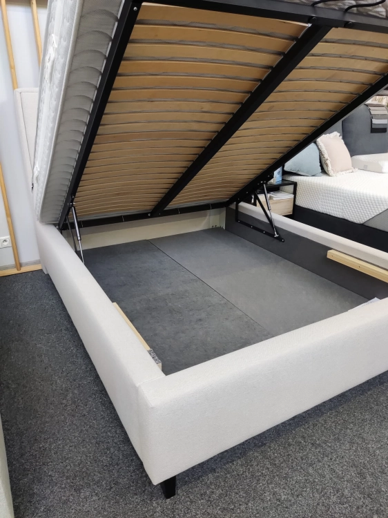 Łóżko kontynentalne CRISTIANO Easy Kontynent z pojemnikiem na pościel - Bed Design, w Świat Sypialni Piaseczno,