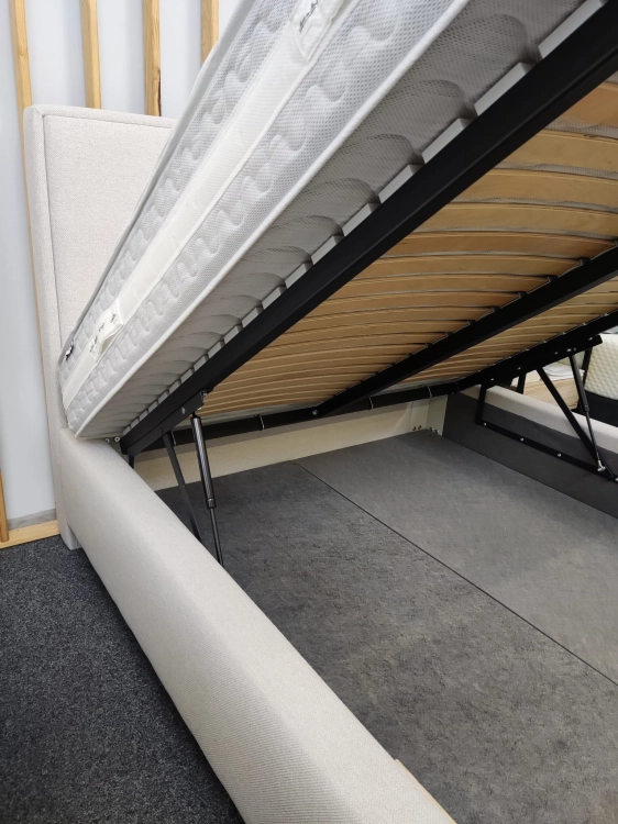 Łóżko kontynentalne CRISTIANO Easy Kontynent z pojemnikiem na pościel - Bed Design, w Świat Sypialni Piaseczno,
