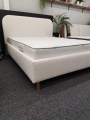Łóżko z zaokrąglonymi rogami CLETO Light (z pojemnikiem lub bez pojemnika) - Bed Design w Świat Sypialni Piaseczno