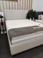 Materac Argento Therapy Mollyflex, piankowy 90x200, 100x200, 120x200, 140x200, 160x200, 180x200, 200x200_na łóżku tapicerowanym Cristiano