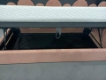 Pojemnik łóżka młodzieżowego, Flow, boczne otwieranie. Łóżko do materaca 90x200 lub 120x200.