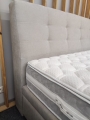 Łóżko BENITO kontynentalne z pojemnikiem - Bed Design w Świat Sypialni Piaseczno ulica Puławska 48, podstawa na nogach drewnianych