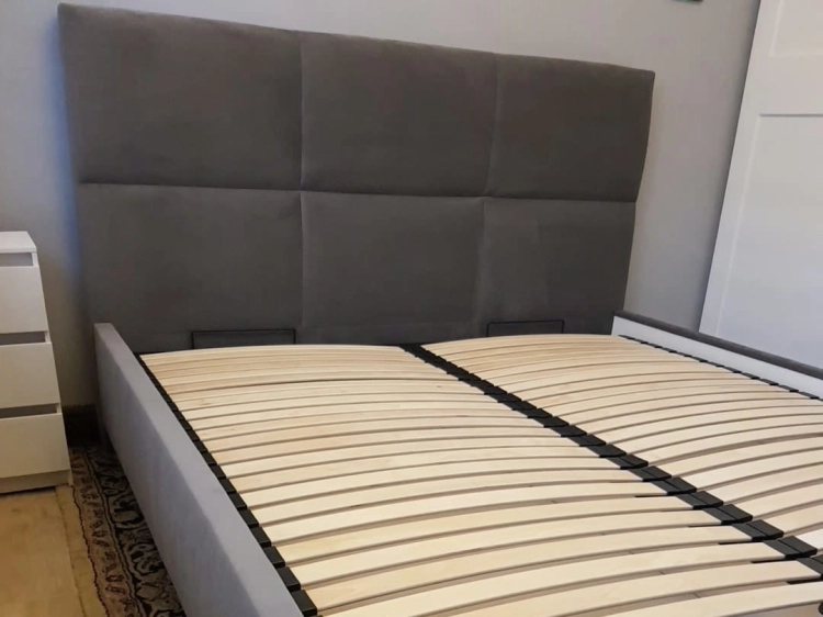Łóżko Mini Maxi 3000 New Elegance, rozmiar 180/200 w obiciu Tierra 19, Fargotex, Świat Sypialni Piaseczno ulica Puławska 48