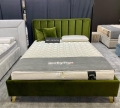 Łóżko OLIVIERO  tapicerowane light  (z pojemnikiem lub bez pojemnika) - Bed Design w Świat Sypialni Piaseczno
